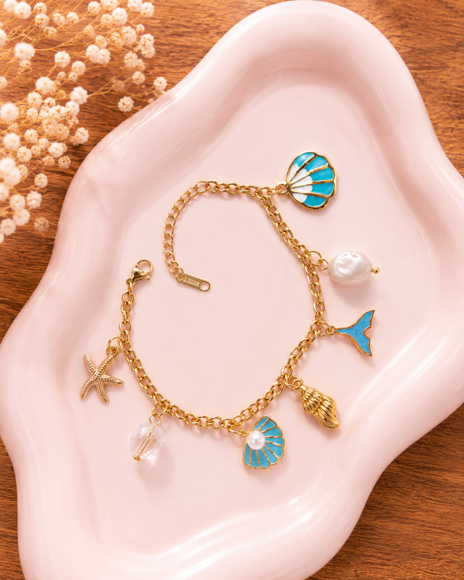 The Mermaid Cove Charm Bracelet