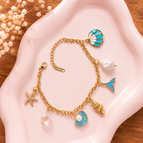 The Mermaid Cove Charm Bracelet