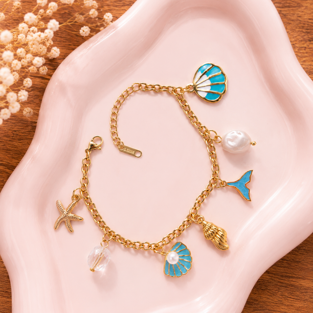 The Mermaid Cove Charm Bracelet