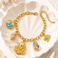 The Ocean Treasure Charm Bracelet