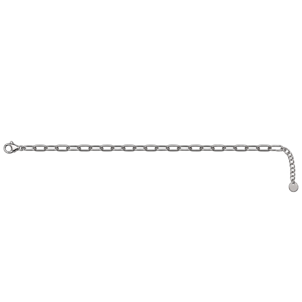 Classic Paperlink Charm Anklet 3 Charm