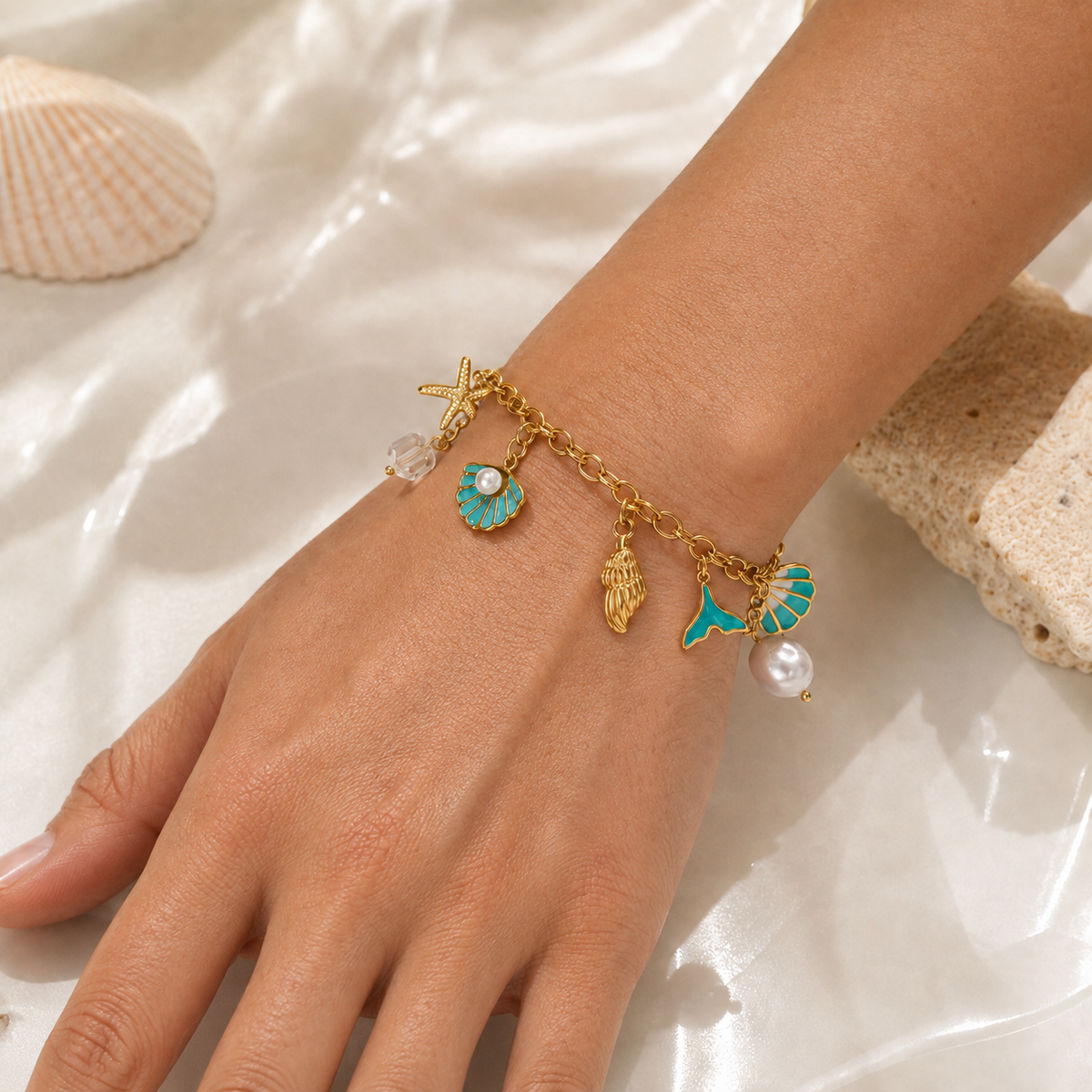 The Mermaid Cove Charm Bracelet