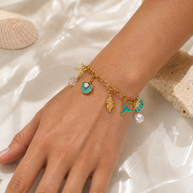 The Mermaid Cove Charm Bracelet