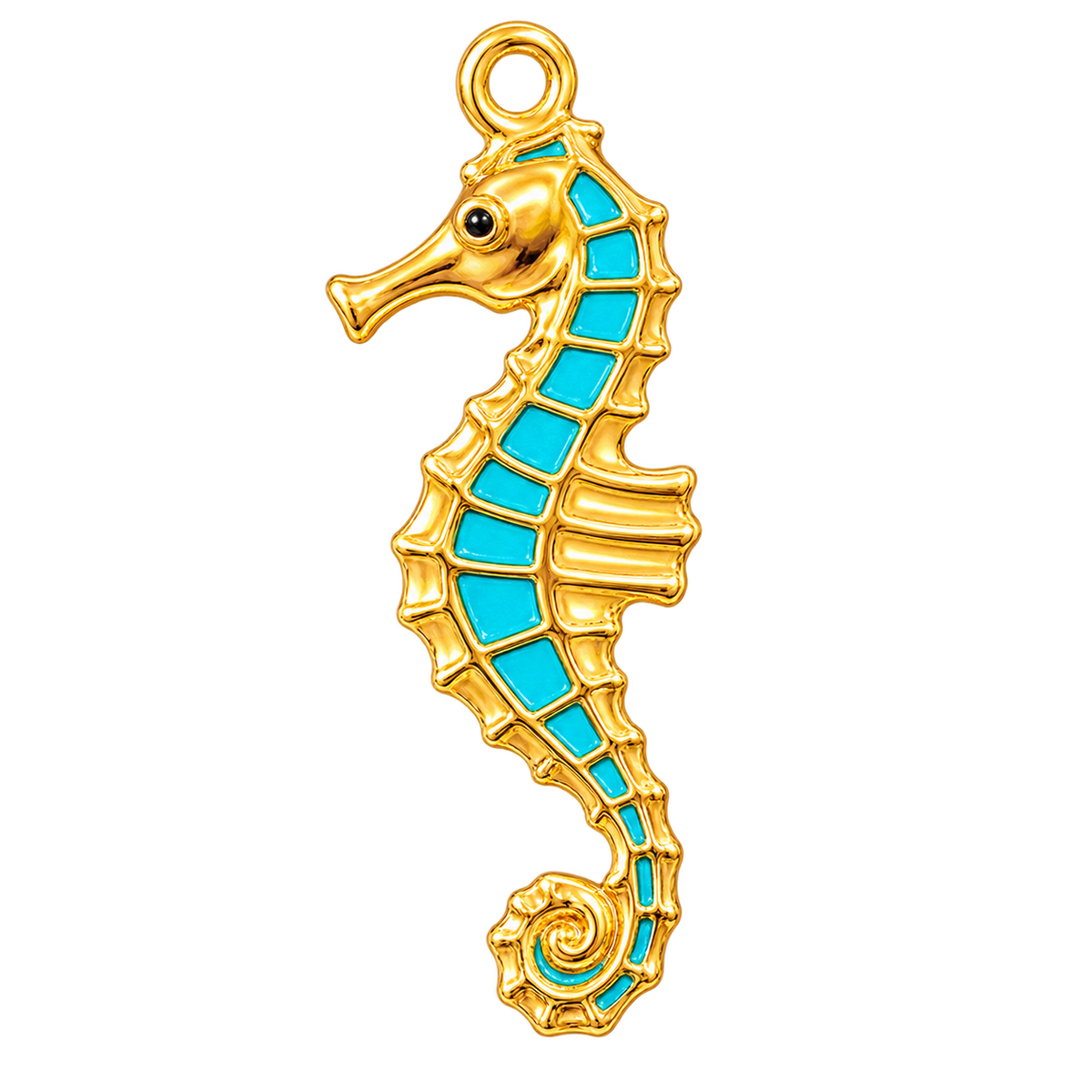 Aqua Seahorse