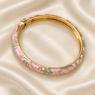 Rosalie Bloom Enamel Bangle