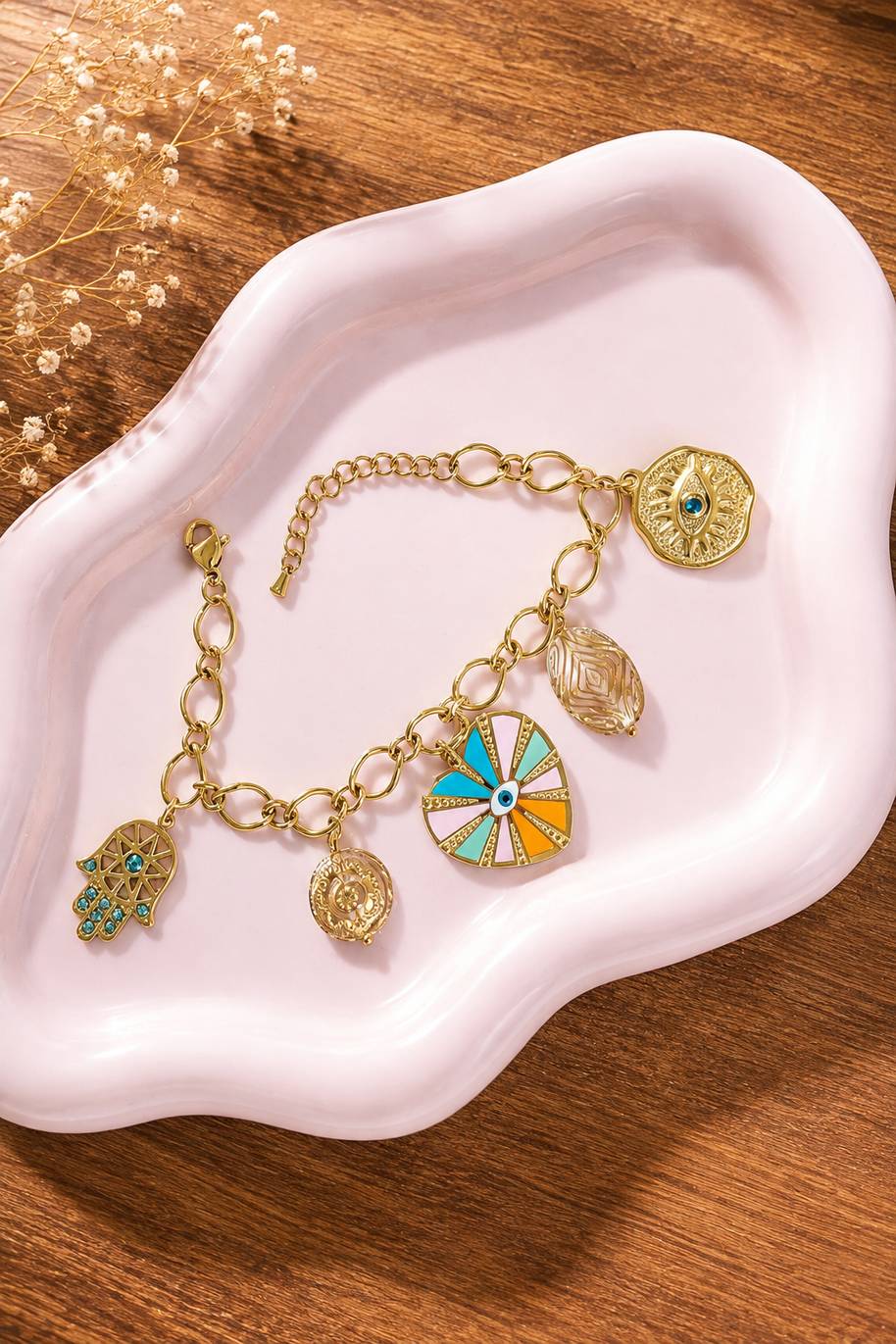 The Celestial Guardian Charm Bracelet