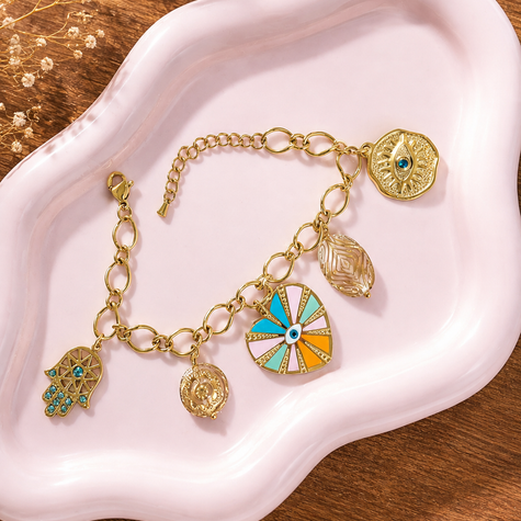 The Celestial Guardian Charm Bracelet