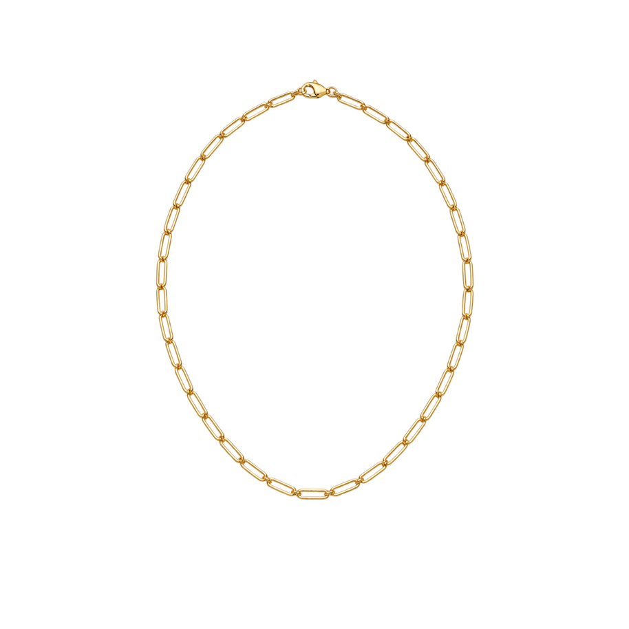 Classic Paper Link charm Necklace 50cm