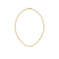 Classic Paper Link charm Necklace 50cm