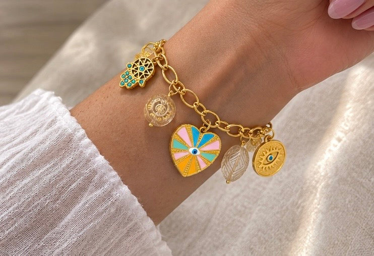 The Celestial Guardian Charm Bracelet