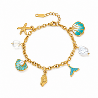 The Mermaid Cove Charm Bracelet