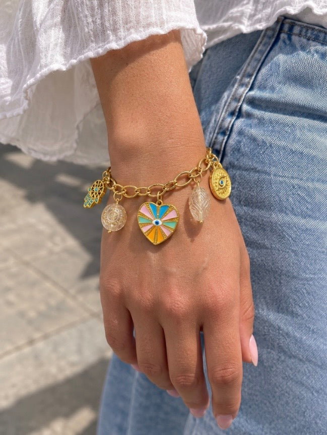 The Celestial Guardian Charm Bracelet